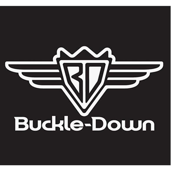 Buckle-Down Seatbelt 1" Belt Native American Skull | KIDS 20-36" | Black Grey - Picture 3 of 3